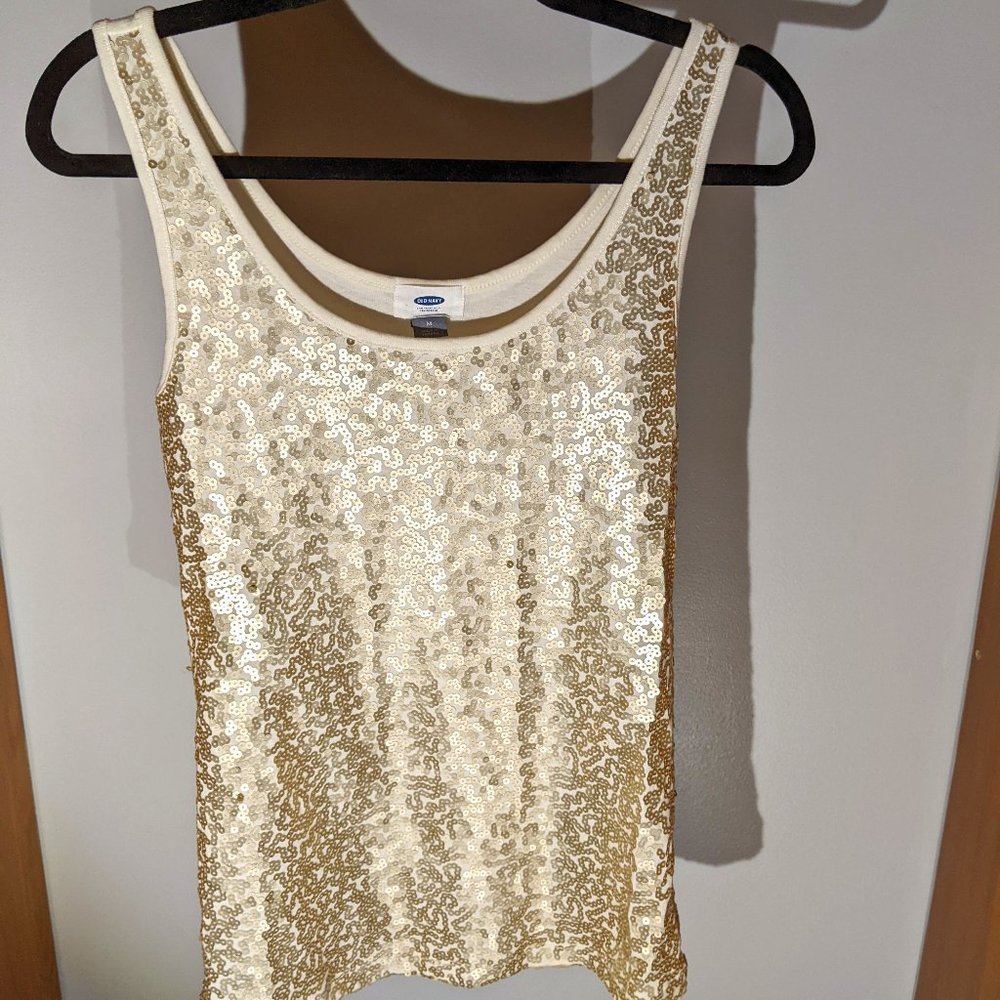 Sequin Tank Top